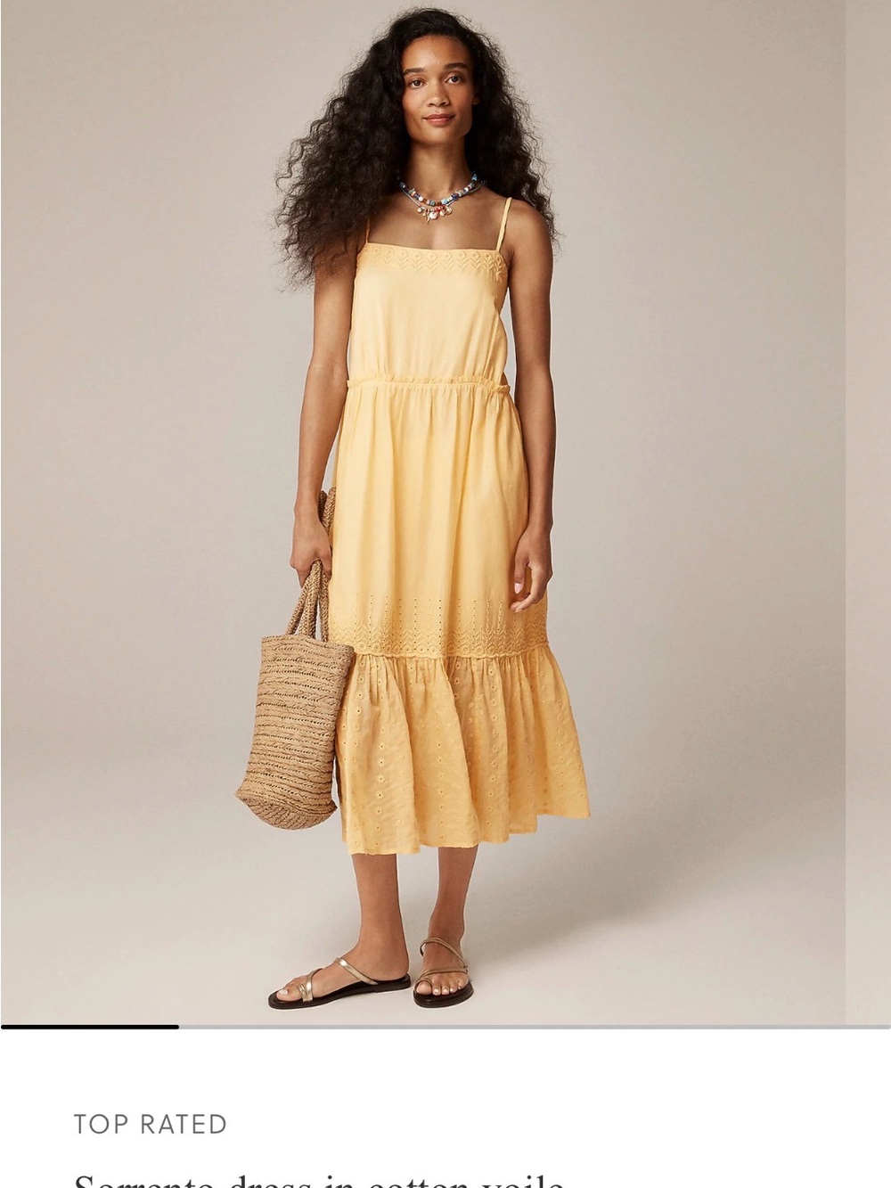 J.Crew Sorrento dress in 100% cotton voile NWOT